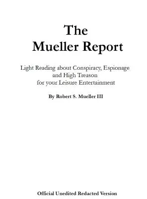 Raport Muellera - The Mueller Report