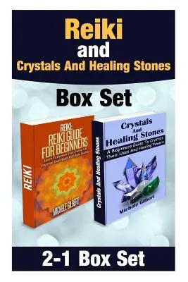 Zestaw pudełkowy Reiki i kryształów i kamieni leczniczych - Reiki and Crystals And Healing Stones Box Set