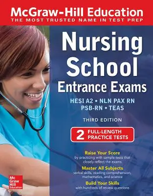 Egzaminy wstępne do szkół pielęgniarskich McGraw-Hill Education, wydanie trzecie - McGraw-Hill Education Nursing School Entrance Exams, Third Edition