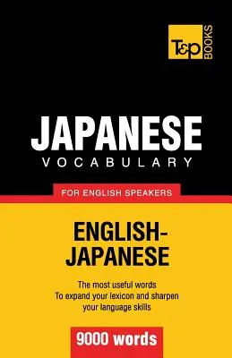 Słownictwo japońskie dla anglojęzycznych - 9000 słów - Japanese vocabulary for English speakers - 9000 words