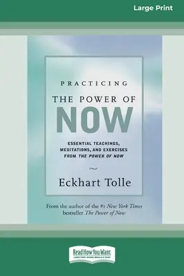 Praktykowanie Mocy Teraz: Essential Teachings, Meditations, And Exercises From the Power of Now (16pt Large Print Edition) - Practicing the Power of Now: Essential Teachings, Meditations, And Exercises From the Power of Now (16pt Large Print Edition)