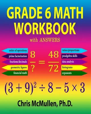 Zeszyt ćwiczeń matematycznych dla klasy 6 z odpowiedziami - Grade 6 Math Workbook with Answers