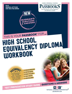 Zeszyt ćwiczeń do dyplomu ukończenia szkoły średniej, tom 51 - High School Equivalency Diploma Workbook, Volume 51