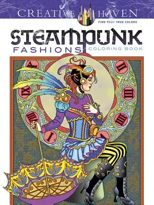 Kolorowanka Creative Haven Steampunk Fashions - Creative Haven Steampunk Fashions Coloring Book
