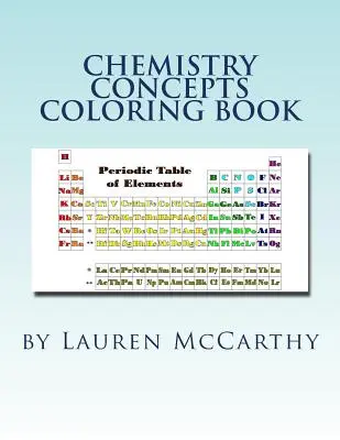 Kolorowanka z pojęciami chemicznymi - Chemistry Concepts Coloring Book