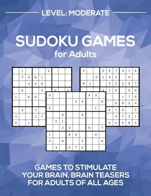 Gry Sudoku dla dorosłych Poziom: Umiarkowany - Sudoku Games for Adults Level: Moderate