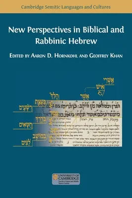 Nowe perspektywy w biblijnym i rabinicznym języku hebrajskim - New Perspectives in Biblical and Rabbinic Hebrew