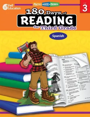 180 dni czytania dla trzeciej klasy (hiszpański): Ćwicz, oceniaj, diagnozuj - 180 Days of Reading for Third Grade (Spanish): Practice, Assess, Diagnose