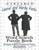 Zakreśl to, fakty dotyczące Laurela i Hardy'ego, wyszukiwanie słów, książka z łamigłówkami - Circle It, Laurel and Hardy Facts, Word Search, Puzzle Book