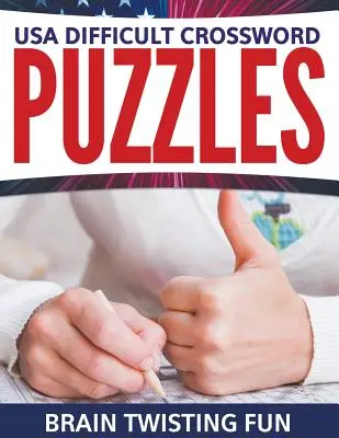 USA Trudne krzyżówki: Brain Twisting Fun - USA Difficult Crossword Puzzles: Brain Twisting Fun