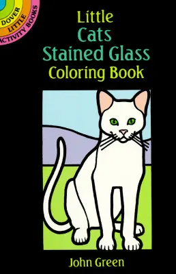 Kolorowanka z witrażami małe koty - Little Cats Stained Glass Coloring Book