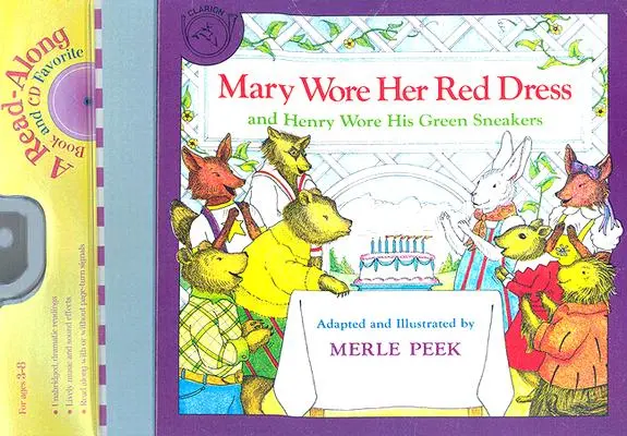 Mary Wore Her Red Dress and Henry Wore His Green Sneakers Book & CD [Z płytą CD] - Mary Wore Her Red Dress and Henry Wore His Green Sneakers Book & CD [With CD]