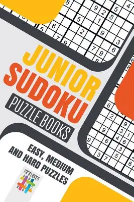 Książki z łamigłówkami Junior Sudoku - łatwe, średnie i trudne łamigłówki