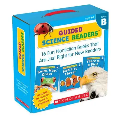 Czytanki naukowe z przewodnikiem: Poziom B [z naklejkami i książką ćwiczeń] - Guided Science Readers: Level B [With Sticker(s) and Activity Book]