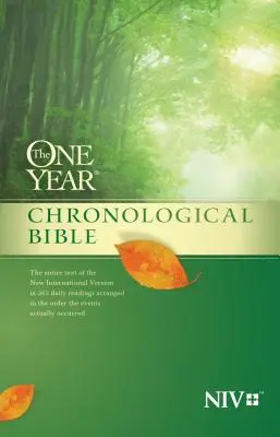 Biblia chronologiczna na rok-NIV - One Year Chronological Bible-NIV