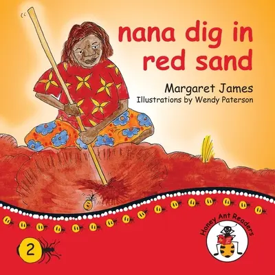 Nana kopie w czerwonym piasku - nana dig in red sand