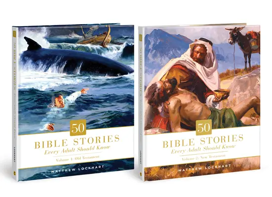 50 historii biblijnych, które każdy dorosły powinien znać: Zestaw dwóch tomów - 50 Bible Stories Every Adult Should Know: Two-Volume Set