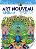 Kolorowanka Creative Haven Secesyjne wzory zwierząt - Creative Haven Art Nouveau Animal Designs Coloring Book