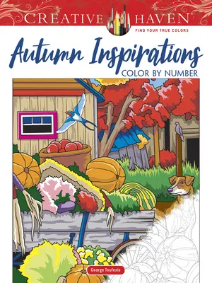 Creative Haven Jesienne inspiracje Koloruj według numerów - Creative Haven Autumn Inspirations Color by Number