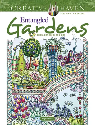 Kolorowanka „Zaplątane ogrody” Creative Haven - Creative Haven Entangled Gardens Coloring Book