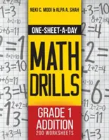 One-Sheet-A-Day Math Drills: Dodawanie w klasie 1 - 200 arkuszy (książka 1 z 24) - One-Sheet-A-Day Math Drills: Grade 1 Addition - 200 Worksheets (Book 1 of 24)