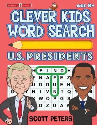 Sprytne wyszukiwanie słów dla dzieci: Prezydenci USA - Clever Kids Word Search: US Presidents