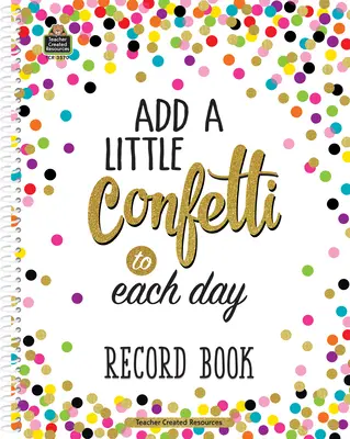 Zeszyt ćwiczeń z konfetti - Confetti Record Book