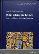 Co literatura wie: Wyprawy w kierunku produkcji wiedzy literackiej - What Literature Knows: Forays Into Literary Knowledge Production