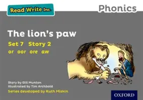 Read Write Inc. Fonika: Grey Set 7 Storybook 2 Lwia łapa - Read Write Inc. Phonics: Grey Set 7 Storybook 2 The Lion's Paw