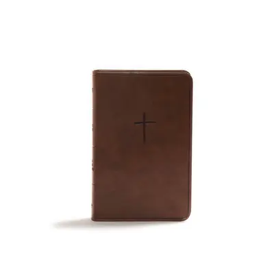 Kompaktowa Biblia KJV, brązowa skórzana oprawa, cenne wydanie - KJV Compact Bible, Brown Leathertouch, Value Edition