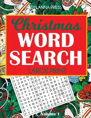 Świąteczne łamigłówki słowne, duży druk - Christmas Word Search Puzzles, Large Print