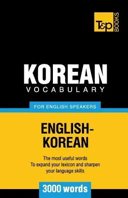 Słownictwo koreańskie dla anglojęzycznych - 3000 słów - Korean vocabulary for English speakers - 3000 words