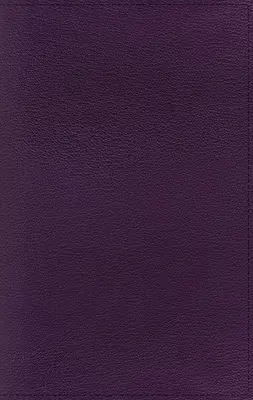 Nrsv, osobista Biblia w dużym formacie z apokryfami, skóra kozia Premium, fioletowa, kolekcja Premier, zadrukowane krawędzie stron, wygodny druk - Nrsv, Personal Size Large Print Bible with Apocrypha, Premium Goatskin Leather, Purple, Premier Collection, Printed Page Edges, Comfort Print