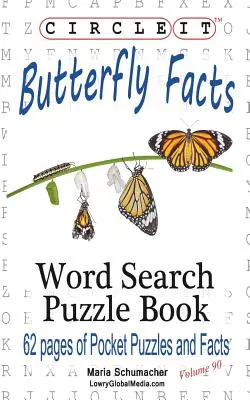 Zakreśl, fakty o motylach, wyszukiwanie słów, książka z łamigłówkami - Circle It, Butterfly Facts, Word Search, Puzzle Book