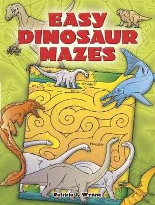 Łatwe labirynty z dinozaurami - Easy Dinosaur Mazes