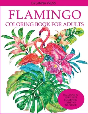 Kolorowanka z flamingami dla dorosłych - Flamingo Coloring Book for Adults