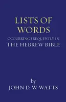 Listy słów często występujących w Biblii Hebrajskiej - Lists of Words Occurring Frequently in the Hebrew Bible