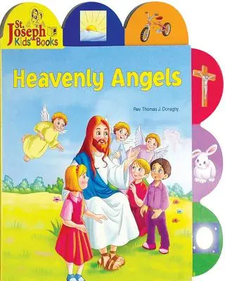 Niebiańskie anioły (książka z zakładkami o świętym Józefie) - Heavenly Angels (St. Joseph Tab Book)