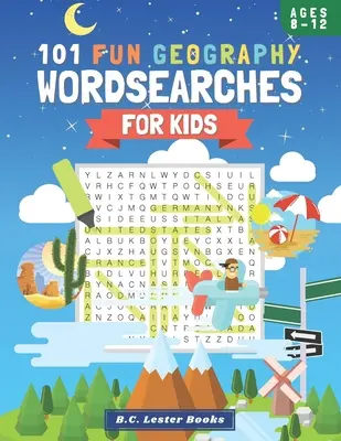 101 Fun Geography Wordsearches For Kids: Zabawne i edukacyjne puzzle do wyszukiwania słów dla dzieci w wieku 8-12 lat - 101 Fun Geography Wordsearches For Kids: A Fun And Educational Word Search Puzzle Books For Kids Aged 8-12