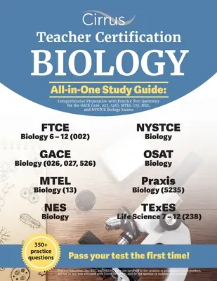 Teacher Certification Biology All-in-One Study Guide: Kompleksowe przygotowanie z praktycznymi pytaniami testowymi do egzaminów GACE (026, 027, 526), MTEL (13), - Teacher Certification Biology All-in-One Study Guide: Comprehensive Preparation with Practice Test Questions for the GACE (026, 027, 526), MTEL (13),