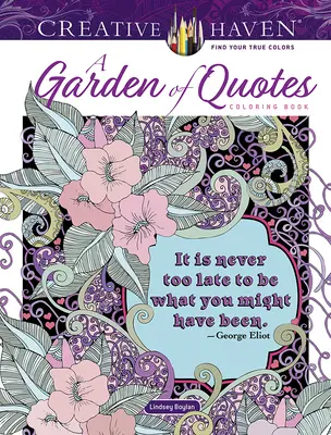 Kolorowanka Creative Haven Ogród cytatów - Creative Haven a Garden of Quotes Coloring Book