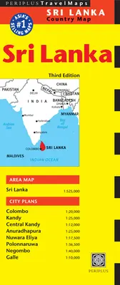 Mapa turystyczna Sri Lanki Wydanie trzecie - Sri Lanka Travel Map Third Edition