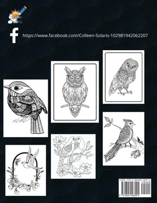 Kolorowanka z ptakami - Birds Coloring Book