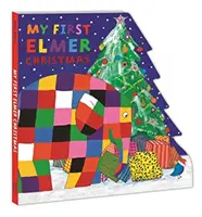 Moje pierwsze święta z Elmerem - książka planszowa w kształcie - My First Elmer Christmas - Shaped Board Book