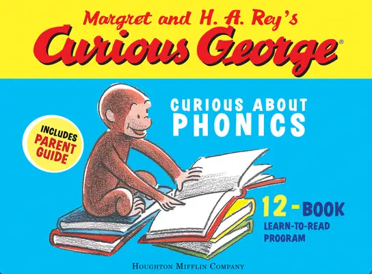 12-książkowy zestaw Ciekawskiego George'a z foniką - Curious George Curious about Phonics 12-Book Set