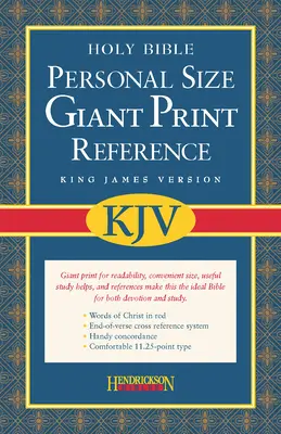 Biblia w rozmiarze osobistym z dużym drukiem - KJV - Personal Size Giant Print Reference Bible-KJV