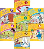 Finger Phonics Books 1-7 - in Precursive Letters (brytyjskie wydanie angielskie) - Finger Phonics Books 1-7 - in Precursive Letters (British English edition)