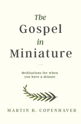 Ewangelia w miniaturze: Medytacje na każdą wolną chwilę - The Gospel in Miniature: Meditations for When You Have a Minute