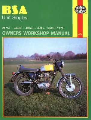 BSA Unit Singles Instrukcja warsztatowa dla właścicieli, nr 127: '58-'72 - BSA Unit Singles Owners Workshop Manual, No. 127: '58-'72