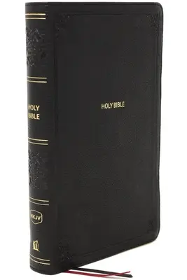 Nkjv, Biblia źródłowa, rozmiar osobisty, duży druk, skórzana miękka, czarna, wydanie z czerwonymi literami, wygodny druk: Biblia Święta, Nowa Wersja Króla Jakuba - Nkjv, Reference Bible, Personal Size Large Print, Leathersoft, Black, Red Letter Edition, Comfort Print: Holy Bible, New King James Version